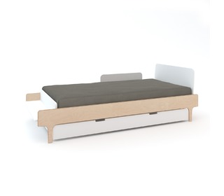 River Trundle Bed White - Oeuf NYC